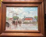 Mooi olieverfschilderij F.A. Veerman, Antiek en Kunst, Kunst | Schilderijen | Klassiek, Ophalen of Verzenden