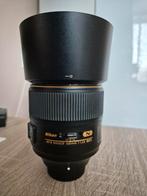 Nikon AF-S Nikkor 105mm f/1.4 ED Lens, Ophalen of Verzenden, Zo goed als nieuw, Macrolens