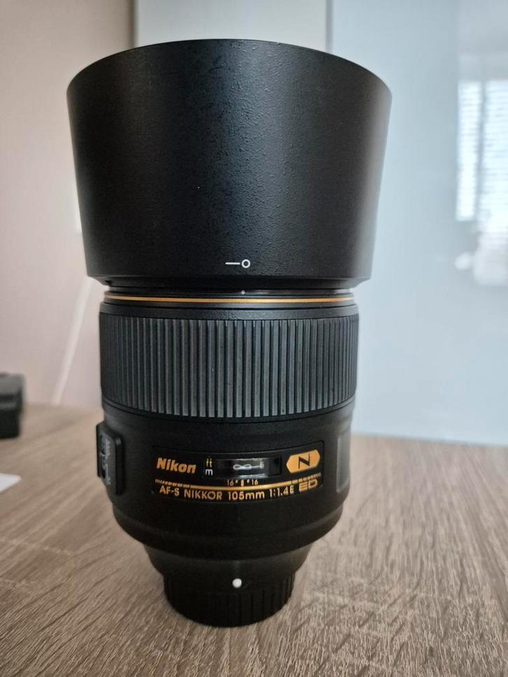 Nikon AF-S Nikkor 105mm f/1.4 ED Lens, Audio, Tv en Foto, Fotografie | Lenzen en Objectieven, Zo goed als nieuw, Macrolens, Ophalen of Verzenden
