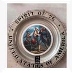 Curiosa wandbord Amerika Tin, 28 cm, “Spirit of ‘76”, Antiek en Kunst, Curiosa en Brocante, Ophalen of Verzenden