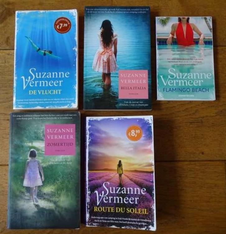 Suzanne Vermeer boeken € 2,50 per stuk De vlucht Zomertijd, Boeken, Thrillers, Zo goed als nieuw, Nederland, Ophalen of Verzenden