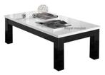 Salontafel- MDF- Forever hoogglans zwart wit-marmer SALE!, Nieuw, Minder dan 50 cm, Rechthoekig, 50 tot 100 cm