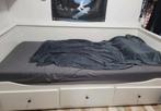 Hemnes bed met matras, 90 cm, Wit, Ophalen of Verzenden, Zo goed als nieuw