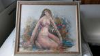 Prachtig olieverfschilderij van Burnett: 'naakte dame', Ophalen