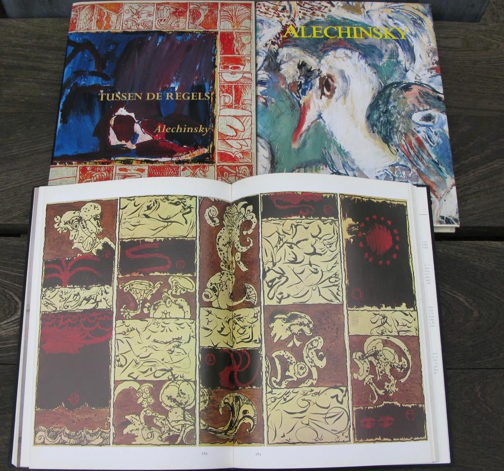 PIERRE ALECHINSKY 3 BOEKEN KUNST, Gelezen, Ophalen of Verzenden, Alechinsky, Schilder- en Tekenkunst