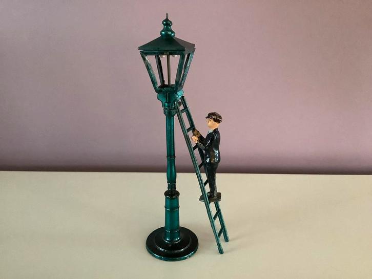 Tin lood- Street Gas Lamp ca. 1930, Antiek en Kunst, Antiek | Speelgoed, Ophalen of Verzenden