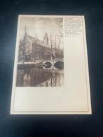 Briefkaart Geuzendam 227c, Leiden, echt gebruikt buitenland, Verzenden, Briefkaart