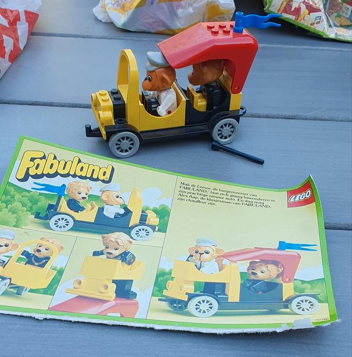 Lego Fabuland 3644 de auto van de burgemeester (jaren 80), Kinderen en Baby's, Speelgoed | Duplo en Lego, Zo goed als nieuw, Ophalen of Verzenden