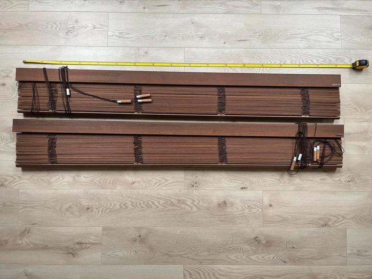 2 Sunway jaloezieën - 170 cm breed, Huis en Inrichting, Stoffering | Gordijnen en Lamellen, Zo goed als nieuw, 150 tot 200 cm
