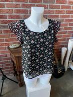 Mooi topje met bloemen van Clockhouse maat 38 M, Maat 38/40 (M), Douwenmaat 8-3 Meppel, Info@again.nu, Blauw