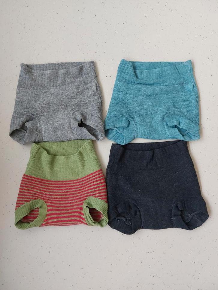 4 wolbroeken maat 86-98, Kinderen en Baby's, Badjes en Verzorging, Zo goed als nieuw, Overige typen, Overige merken, Ophalen of Verzenden