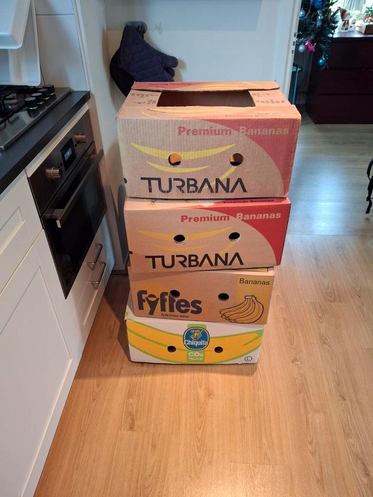 Bananendozen / Verhuisdozen - Stevig en handig!, Doe-het-zelf en Verbouw, Kratten en Dozen, Ophalen
