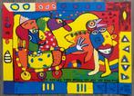 Zeefdruk Simon & Bruno - Incognito, Antiek en Kunst, Kunst | Litho's en Zeefdrukken, Verzenden