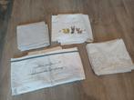 Tweeling Ledikant Lakens Set, Jongetje of Meisje, Wit, Overige typen, Ophalen of Verzenden