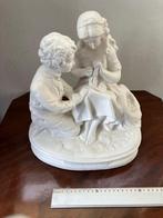 Antiek Frans gipsen beeld, Ophalen of Verzenden