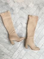 Sok laarzen creme beige maat 39, Ophalen of Verzenden, Zo goed als nieuw, Beige, Hoge laarzen