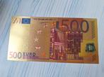 Golden collector bankbiljet 500 euro, Postzegels en Munten, Bankbiljetten | Europa | Eurobiljetten, Ophalen of Verzenden, Overige landen