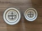 Borden ‘dock’ met anker, Ophalen of Verzenden, Zo goed als nieuw, Overige stijlen, Bord(en)