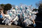 Carnaval winnende loopgroep 7 personen!, Maat 38/40 (M), Carnaval, Ophalen of Verzenden, Zo goed als nieuw
