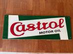 Gietijzeren wanddecoratie Castrol Motor Oil - nieuw, Ophalen of Verzenden, Nieuw, Reclamebord