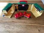 Playmobil trein met rails in handige meeneem koffer, Gebruikt, Ophalen of Verzenden