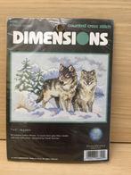 Dimensions borduurpakket - A Pair of Wolves, Hobby en Vrije tijd, Borduren en Borduurmachines, Nieuw, Handborduren, Ophalen of Verzenden