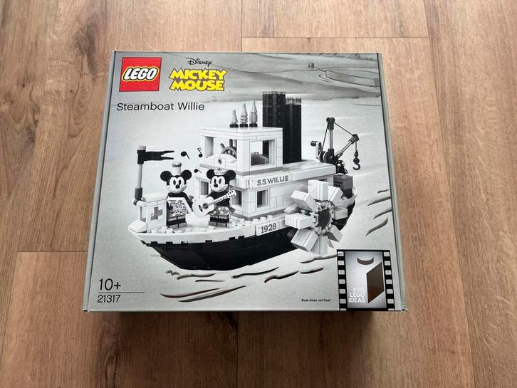 Lego steamboat Willie (21317) geseald in doos, Kinderen en Baby's, Speelgoed | Duplo en Lego, Nieuw, Lego, Complete set, Ophalen of Verzenden