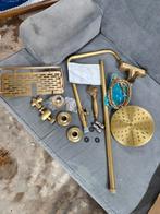 Gouden Doucheset., Ophalen of Verzenden, Zo goed als nieuw, Met douche
