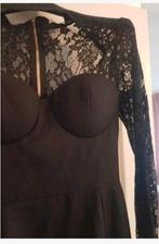 Vera & Lucy maat S kanten zwarte jurk bieden mogelijk, Kleding | Dames, Jurken, Verzenden, Zwart, Zo goed als nieuw, Maat 36 (S)