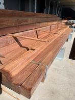 Hardhouten paal semi geschaafd Azobé 6x6x300 - J&W 15, Ophalen, Palen, Nieuw, Hardhout