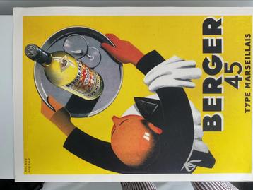 vintage repro reclame poster pastis berger beschikbaar voor biedingen