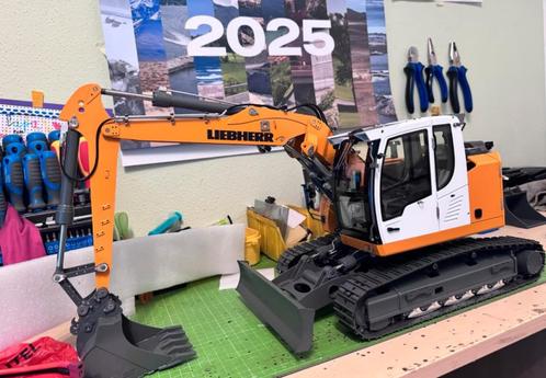 RC Liebherr 914 graafmachine Lesu Servonaut nieuw, Hobby en Vrije tijd, Modelbouw | Radiografisch | Auto's, Nieuw, Ophalen of Verzenden