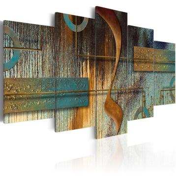 31 Abstract Art 5 Luik XXL Canvas Schilderij 200x100cm Nieuw beschikbaar voor biedingen