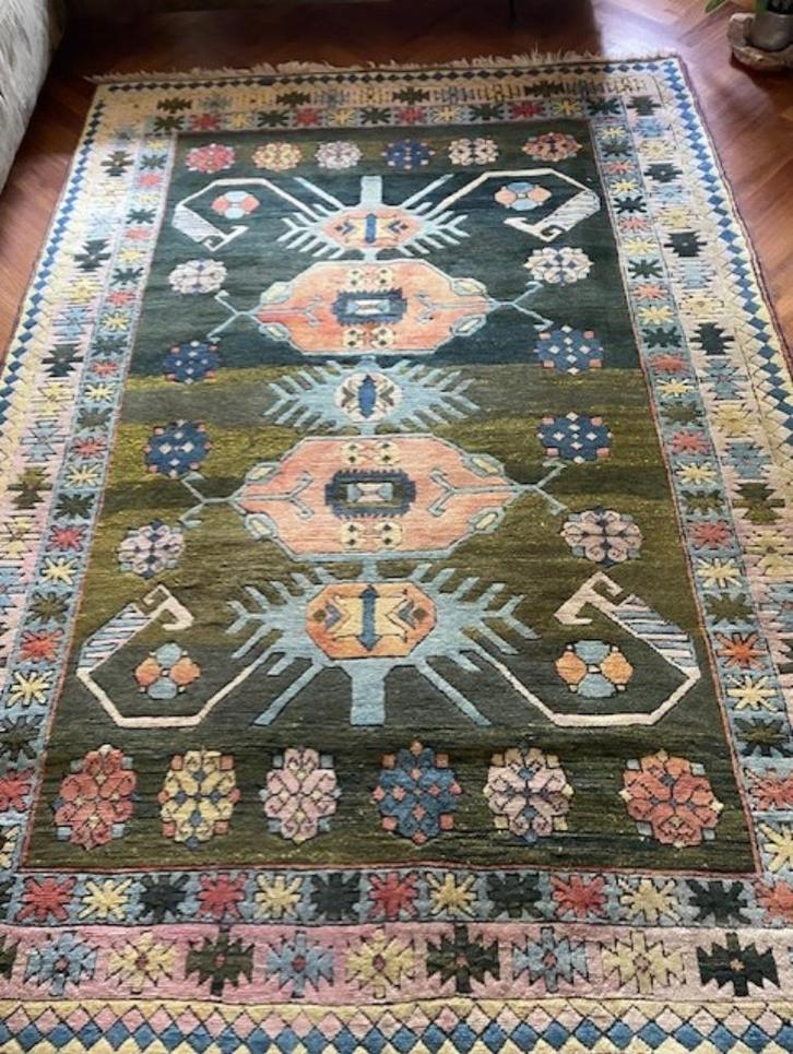 Schitterend Oushak tapijt 2.50 cm x 2.00 cm, Huis en Inrichting, Stoffering | Tapijten en Kleden, Zo goed als nieuw, 150 tot 200 cm