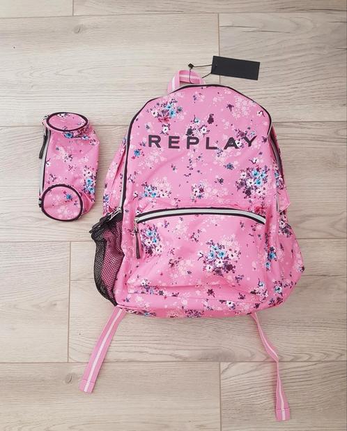 Replay rugzak en etui nieuw, Sieraden, Tassen en Uiterlijk, Tassen | Rugtassen, Nieuw, Overige merken, 25 tot 40 cm, 30 tot 45 cm