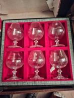 Cristal D'arques cognac glazen, Antiek en Kunst, Antiek | Glas en Kristal, Ophalen of Verzenden
