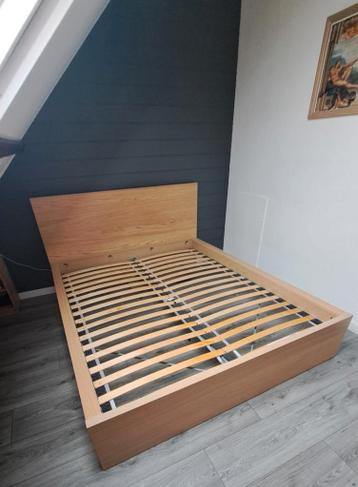 Ikea Malm Bed 160x200 + Matras - afbeelding 2