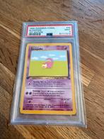 Pokemon slowpoke 1st edition PSA 9, Ophalen of Verzenden, Zo goed als nieuw, Losse kaart, Foil