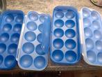 2 Tupperware eierdozen - blauw, Huis en Inrichting, Keuken | Tupperware, Ophalen of Verzenden, Gebruikt, Overige typen