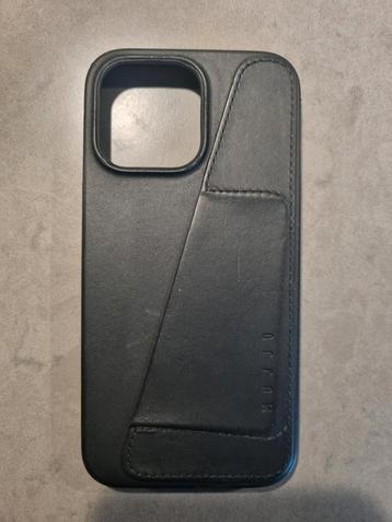 Mujjo i phone 14 pro max lederen case zwart beschikbaar voor biedingen