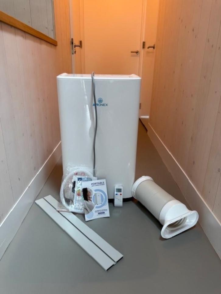 Mobiele airconditioning Aironex 12000 BTU ZGAN juni 2025, Witgoed en Apparatuur, Airco's, Zo goed als nieuw, Mobiele airco, 3 snelheden of meer