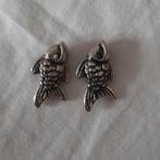 Trollbeads oorbellen hangers zilver karpers vissen, Hangers, Nieuw, Ophalen of Verzenden, Zilver