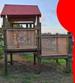 Speelhuisje met glijbaan, Kinderen en Baby's, Speelgoed | Buiten | Speelhuisjes, Ophalen, Gebruikt, Hout