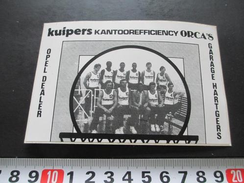 sticker opel hartgers kuipers kantoorefficiency orca's, Verzamelen, Stickers, Zo goed als nieuw, Bedrijf of Vereniging, Ophalen