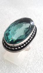 zilver Ring Aquamarijn edelsteen, Sieraden, Tassen en Uiterlijk, Ringen, Nieuw, 17 tot 18, Dame of Heer, Met edelsteen