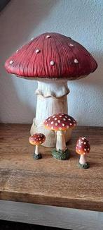 Paddenstoel kunstof eekhoorntjesbrood herfst., Ophalen of Verzenden, Nieuw