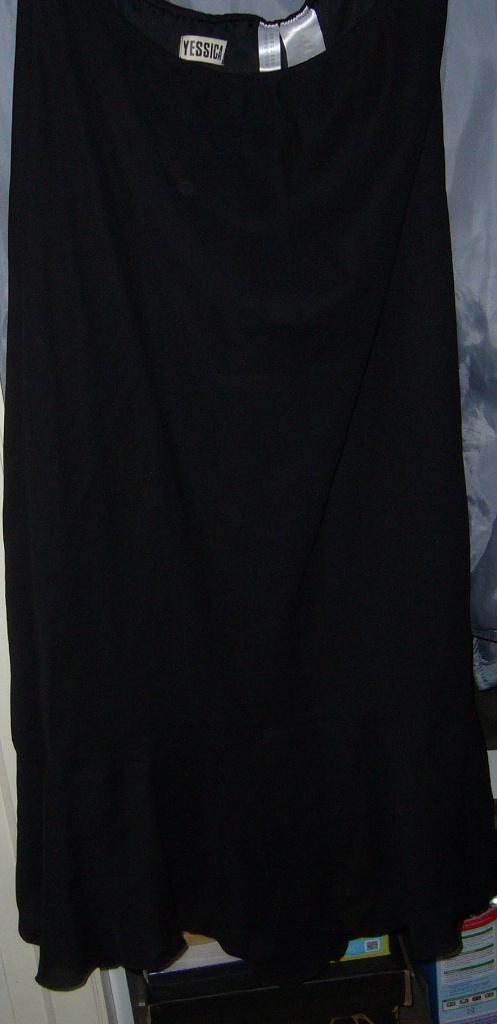 Vintage lange zwarte rok yessica C&A C en A maat 44 46, Kleding | Dames, Zwart, Maat 42/44 (L), Ophalen of Verzenden, Zo goed als nieuw