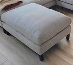 Mooie hocker 100x69 cm cm lichtgrijs   Woonexpress, Ophalen, 75 tot 100 cm, Zo goed als nieuw, Stof