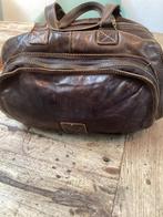 LEREN HERENTAS, Sieraden, Tassen en Uiterlijk, Tassen | Schoudertassen, Verzenden, Bruin, Leer