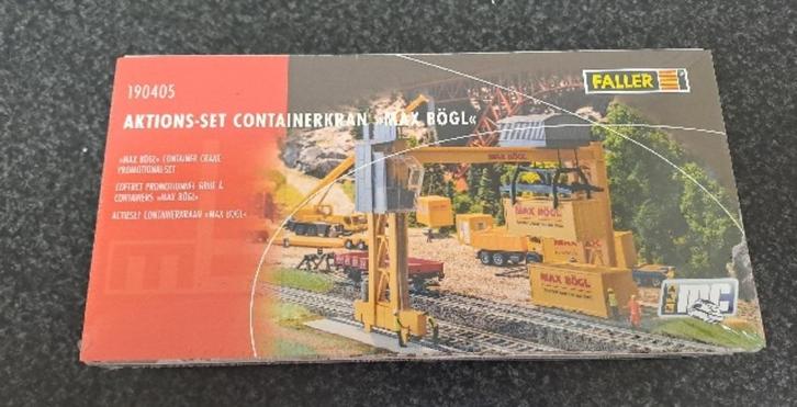 Faller 190405 Container Kraan, Hobby en Vrije tijd, Modelbouw | Auto's en Voertuigen, Nieuw, Overige typen, 1:32 tot 1:50, Overige merken